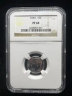 1959 PROOF ROOSEVELT DIME NGC PF68 #114
