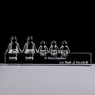 #ad #ad Crystal 15th Anniversary Wedding Gifts for Her Wife15 Years for Him 3 Children $75.99