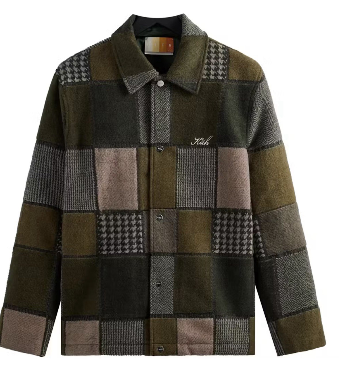 Kith patchwork coaches Jacket With Matching Hat XL - image 1