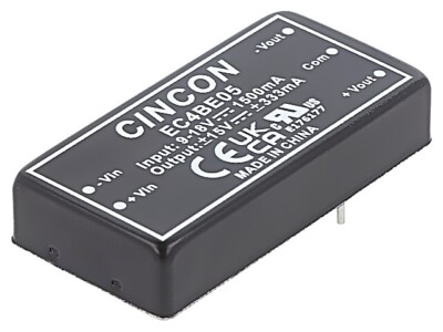 EC4BE05 Wandler: DC/DC 10W UEing: 9-18V UAusg: 15VDC UAusg2: -15VDC 33g CINCON