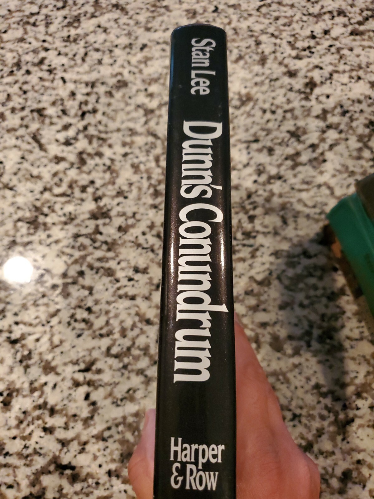 FILA 1985 Dunn's Conundrum Stan Lee Harper & Row Hardcover Dust Jacket FP20