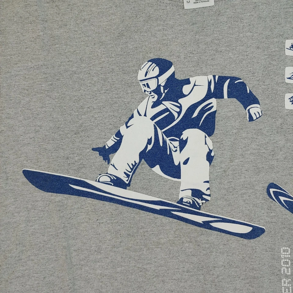 Vancouver 2010 Olympic Winter Games Snowboard T Shirt Men’s Size medium — 第 3/4 张图片