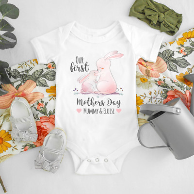 Personalisierter 1. Muttertag Body Baby Grow Baby Weste Geschenk Geschenk