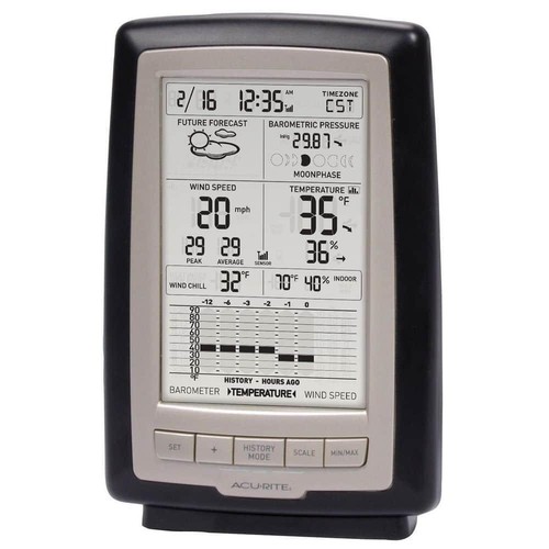 AcuRite Notos 3-in-1 Weather Station with Sensor Wind Temperature and Humidity - Picture 7 of 7