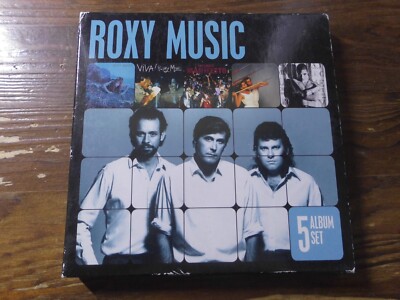 ROXY MUSIC 5CD: 5 ALBUM SET/SIREN VIVA! MANIFESTO FLESH&BLOOD HEART STILL..