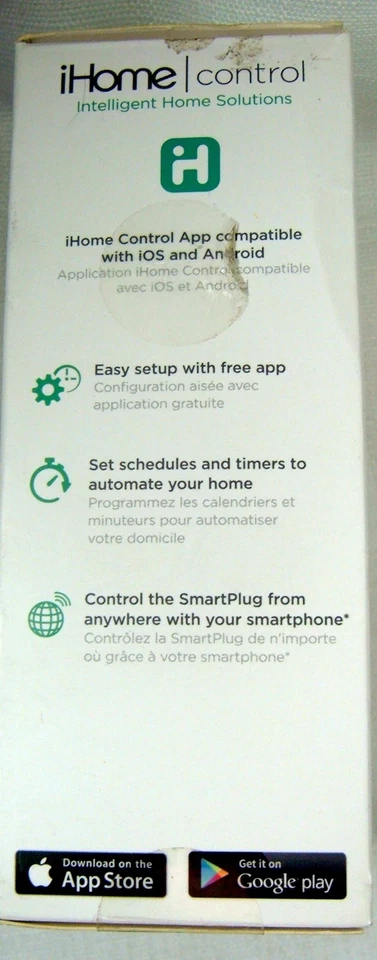 iHome iSP5 WiFI Smart Plug for Apple Android HomeKit Siri Nest Wink Echo Amazon - Image 3 of 4