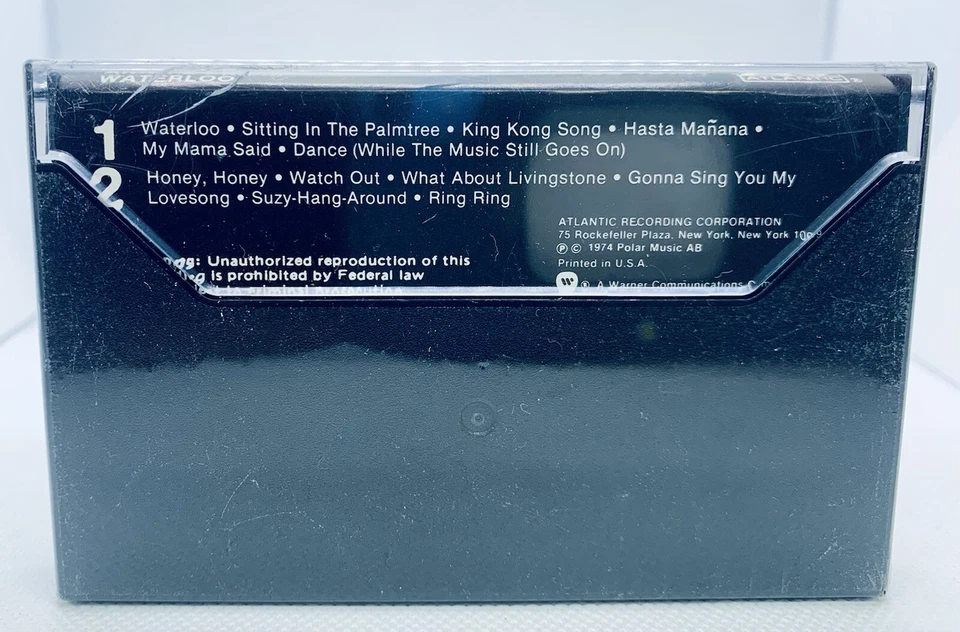 ABBA – Bjorn, Benny, Anna, Frida Waterloo CASSETTE TAPE 1974 BRAND NEW SEALED - Image 3 of 4