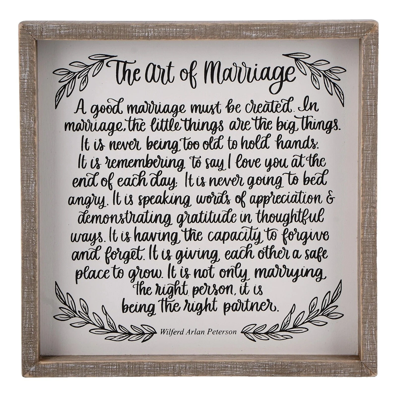 Square Home Décor Plaques & Signs
