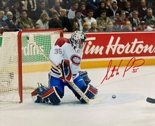 STEPHANE FISET (3) Montreal Canadiens Autographed 8x10 Photo