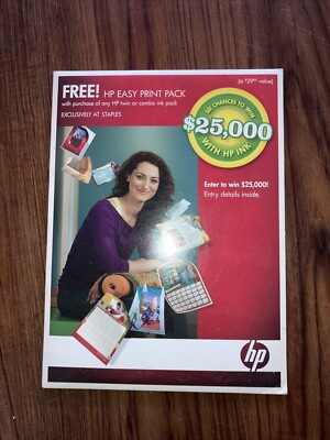 HP Easy print Pack You Create and Print 15 Sheets