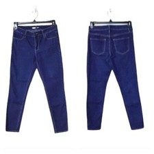 Old Navy Women's Super Skinny Jeans Size 8 Mid Rise Blue Denim Medium Wash