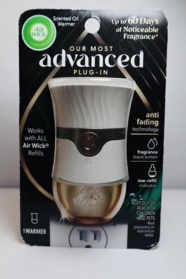 NEW AIR WICK ADVANCED PLUG IN SCENTED OIL REFILL WARMER FRAGRANCE WITH BOOST