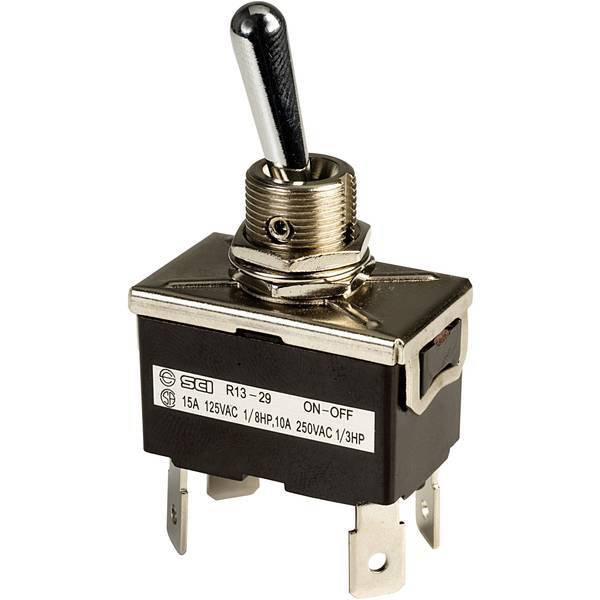 Sci r13-29f interruttore a levetta 250 v/ac 10 2 x off / on permanente 1 pz