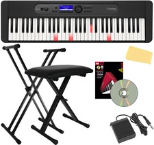 Casio LK-S450 Casiotone 61-Key Lighted-Key Keyboard w/ Adjustable Stand