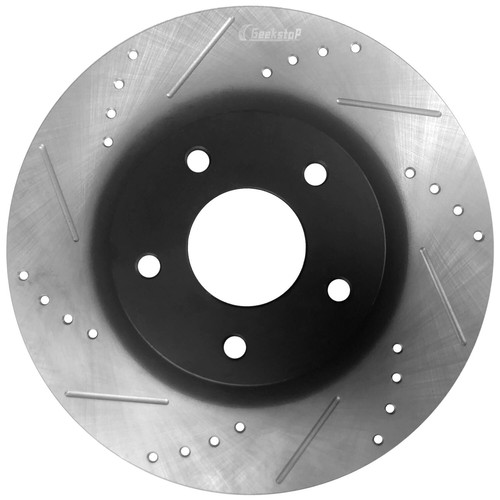 Front Black E Coating Brake Rotor For 2013 2014 2015 -2017 CIVIC HONDA 282mm - Picture 12 of 12