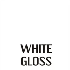 12" x 3' (Yard) Gloss White Outdoor, Permanent Adhesive Vinyl for Signs, Decals