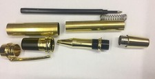 Rollerball Kit XL in Gold, Pen Kit Woodturning, Rollerball Pen, Pen Blank