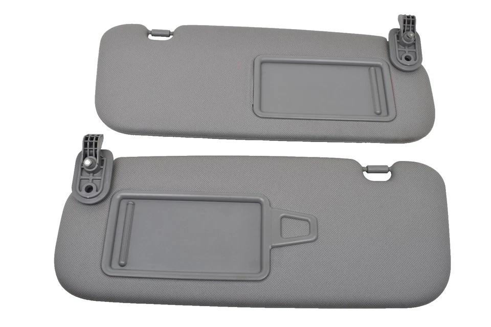 Juego de pares de parasoles lado izquierdo derecho Hyundai Accent 2012-2017 vinilo gris OEM Foto 4 de 4