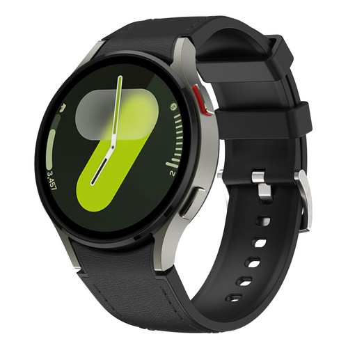 Adjustable Soft Leather Sports Watch Band For Samsung Galaxy Watch 7 FE 6 5 4 - Picture 14 of 61