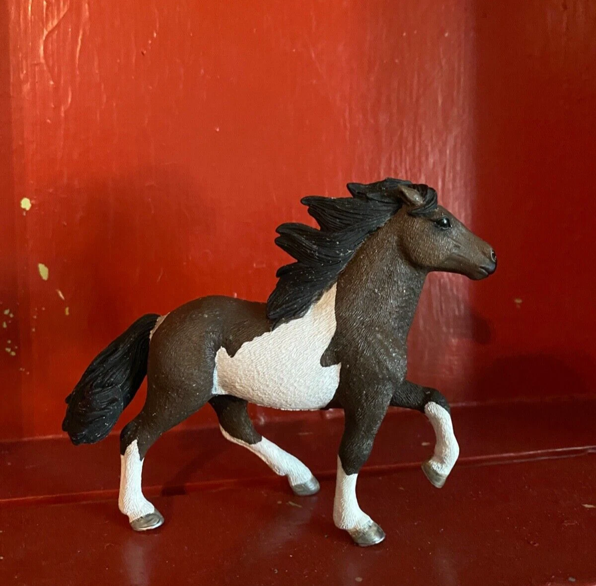 Schleich Icelandic Pony Stallion Bay Pinto 2011 Retired eBay