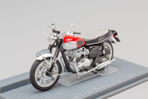 Triumph T120 Bonneville Red/White 1967 IXO/Altaya 1:24 - Imagen 2 de 11