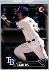 2016 Bowman Draft Top Prospects Silver /499 Jake Bauers #BD-155 Tampa Bay Rays