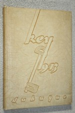 1943 University of Dubuque Yearbook Annual Dubuque Iowa IA - Key