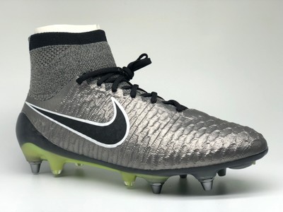 NIKE Magista Obra SG-PRO silber schwarz Fußballschuhe Stollen Gratis ID |  eBay