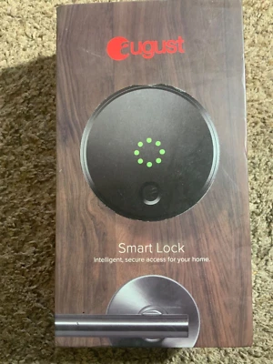 August Smart Lock AUG-SL01-M01-G01 FIRST GENERATION GRAY NOS - Image 1 of 4