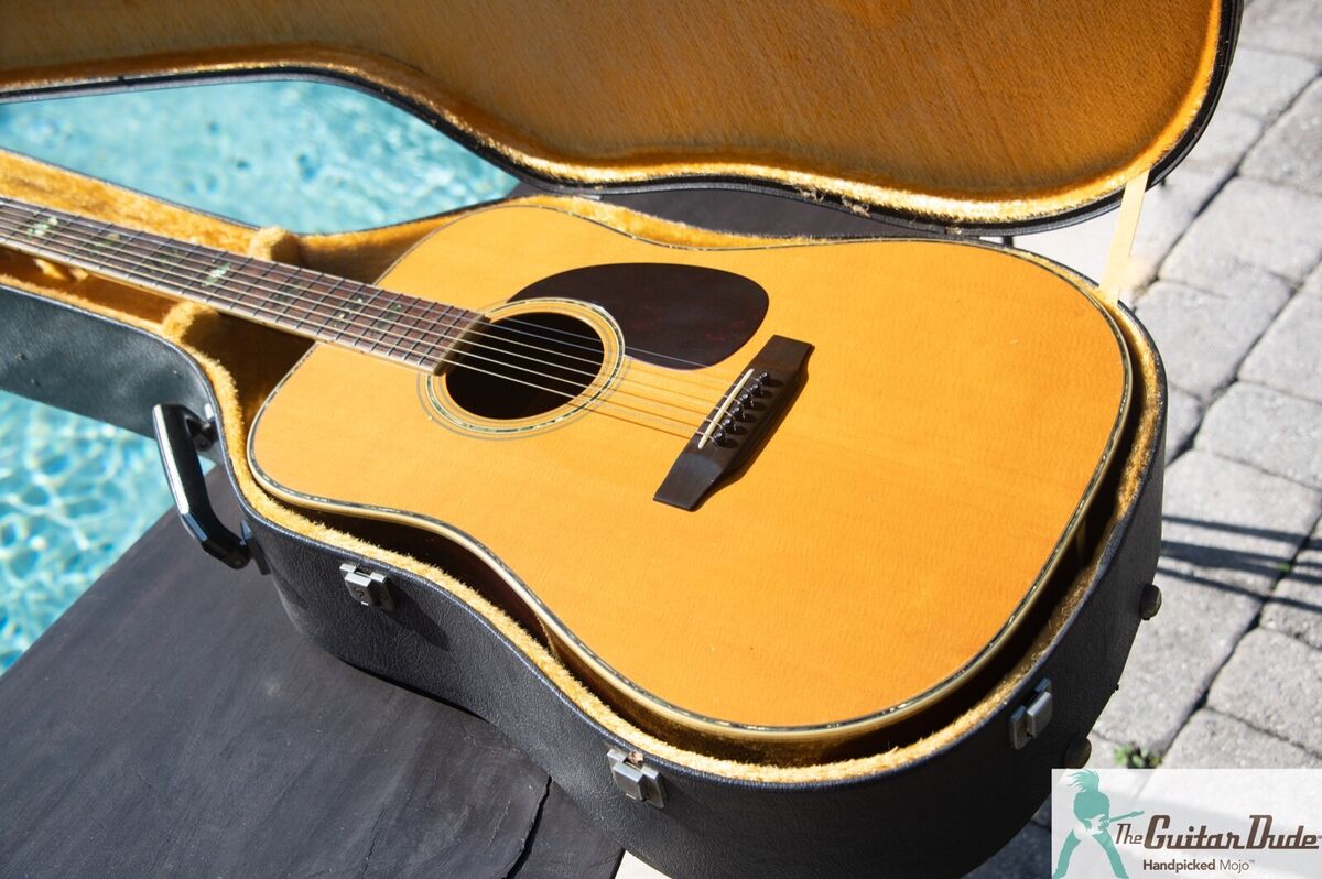 1975 Morris W-40 Square Shoulder Dreadnought - 3-Piece Back 1975 Morris W-40 Square Shoulder Dreadnought - 3-Piece Back
