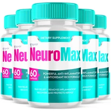 NeuroMax Nootropic Pills Natural Formula Brain Supplement 300 Capsules