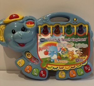 vtech touch & teach elephant toy