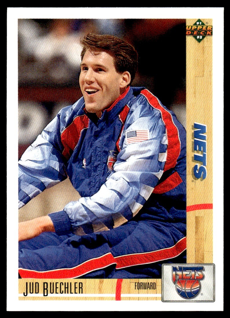 1991-92 Upper Deck Jud Buechler Rookie New Jersey Nets #334