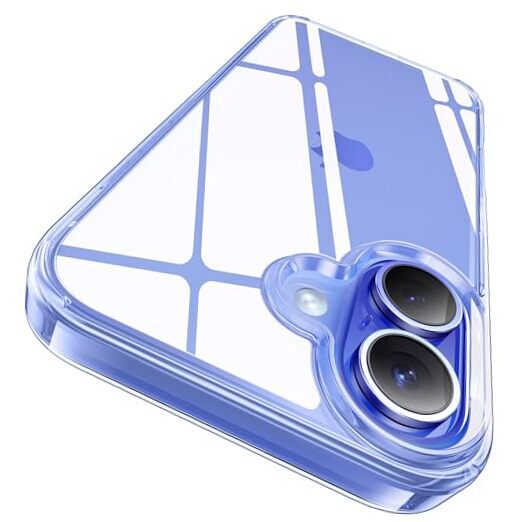 for iPhone 16 Case Crystal [100% Ultra-Transparency] For iPhone 16 6.1
