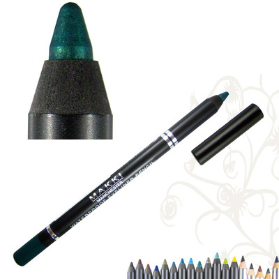 MAKKI METALLIC GREEN GLIDE WASSERFESTER EYELINER SUPER LONGSTAY EYE LINER STIFT