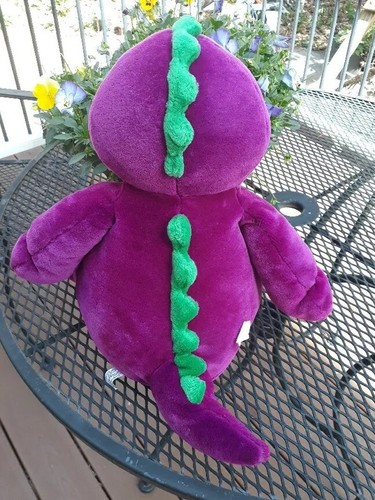 Barney Vintage 1988 Chrisha Playful Plush Large 15" Huggable Nice! - Picture 5 of 17