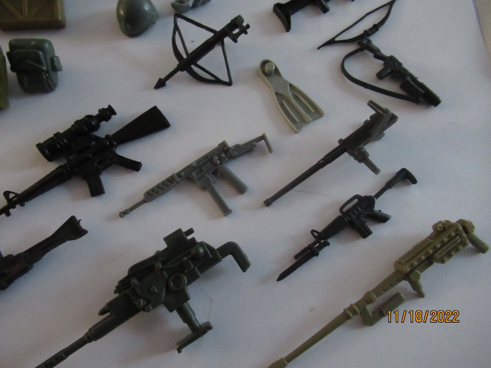 GI joe action figures 1980's Hasbro weapons backpack parts mixed lot eBay