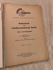 Rechenbuch für Metall von Europa Lehrmittel. | 255