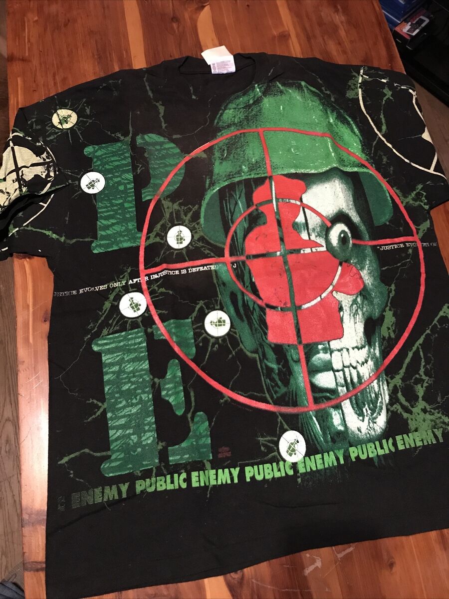 Vintage 90s Public Enemy ALL OVER PRINT Rap Hip hop Rare Vintage 90s Public Enemy ALL OVER PRINT Rap Hip hop Rare
