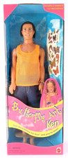 BARBIE Butterfly Art Ken Male Doll 1998 NIB Mattel 22996 NRFB with Tattoo Sheets