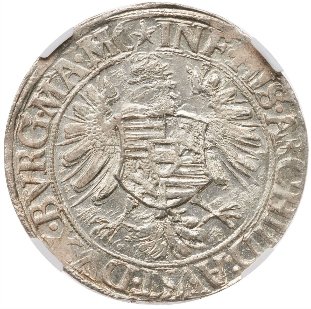 1521 - 64 Austria Taler NGC MS 62 Vienna Mint Dav-8010 Archduke