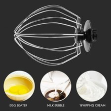 Replacement Whip Mixer Attachment Rustproof Balloon Shaped Egg BeaterAttachment