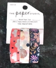 The Paper Studio 3 pc Washi Tape