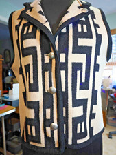 Reversible Native American Vest With Silver Buttons