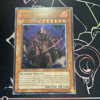 Yugioh Großer Shogun Shien Ultimate Rare Ston-de013 1. Auflage 