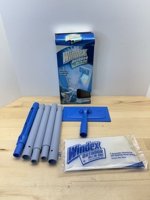 Windex Outdoor All In One Glass & Window Cleaner Tool Starter Kit