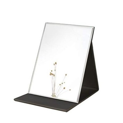 Large Portable Super HD Mirror - Multi Stand Angle Hand 10''L x 7''W Black