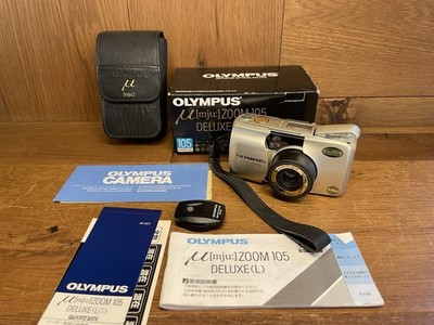 *Near Mint in Box* Olympus Mju Zoom 105 Deluxe Point & Shoot Film Camera From JP