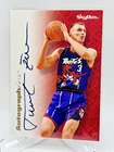 SkyBox 1996-97 Skybox Premium Autographics Zan Tabak Blue Ink Auto #J7 ON CARD