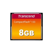 Transcend CF133 CompactFlash Memory Card 8GB, Up to 30MB/s, DSLRs Camera Card...